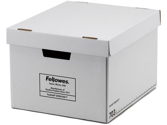 フェローズ バンカーズボックス 703Sボックス A4 黒 3個 1005901 1パック(ご注文単位1パック)【直送品】