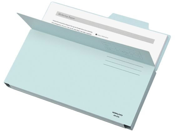 コクヨ 持ち出しフォルダー(カラー) A4 青 A4-CFB 1枚(ご注文単位1枚)【直送品】