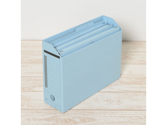 プラス 個別フォルダー A4ヨコ ロイヤルブルー 10枚 87061 1パック(ご注文単位1パック)【直送品】