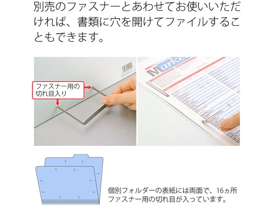 プラス 個別フォルダー A4ヨコ ロイヤルブルー 10枚 87061 1パック(ご注文単位1パック)【直送品】