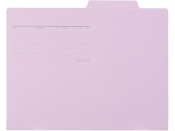 プラス 個別フォルダー A4ヨコ バイオレット 10枚 87062 1パック(ご注文単位1パック)【直送品】