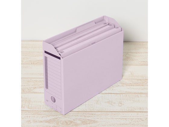 プラス 個別フォルダー A4ヨコ バイオレット 10枚 87062 1パック(ご注文単位1パック)【直送品】