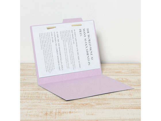 プラス 個別フォルダー A4ヨコ バイオレット 10枚 87062 1パック(ご注文単位1パック)【直送品】