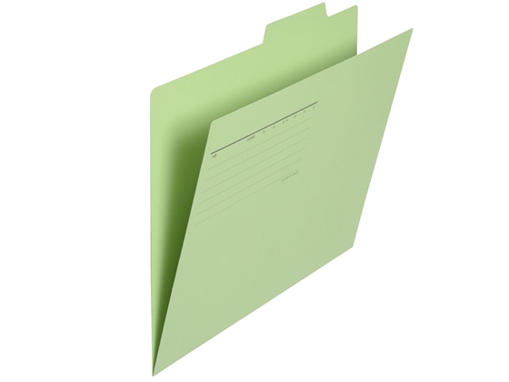 プラス 個別フォルダーA4ヨコ グリーン 10枚 87-096 1パック(ご注文単位1パック)【直送品】