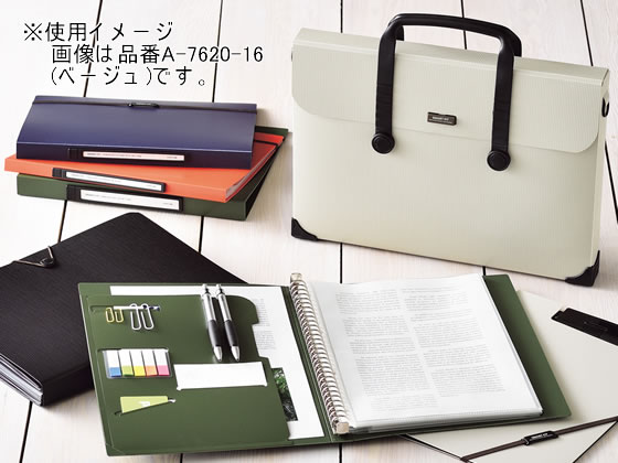 リヒトラブ SMART FIT ドキュメントファイル A4 12仕切 オレンジ 1冊（ご注文単位1冊)【直送品】