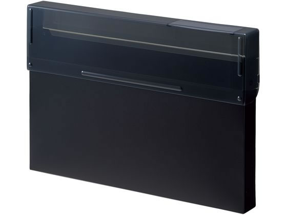 リヒトラブ Noir×noir コングレスケース A4 300枚収容 黒 A5092 1冊(ご注文単位1冊)【直送品】