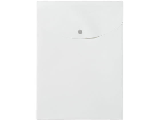 プラス シンプルワーク ポケット付エンベロープ(マチ付)A4タテ ホワイト 10枚 1パック(ご注文単位1パック)【直送品】