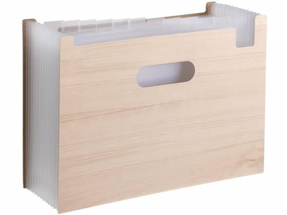 セキセイ WOODSSTYLE ドキュメントスタンド A4ヨコ ナチュラルブラウン 1冊(ご注文単位1冊)【直送品】