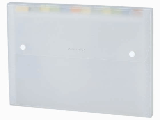 セキセイ ドキュメントファイル A4 13ポケット ホワイト 10冊 1箱(ご注文単位1箱)【直送品】