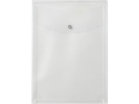 プラス シンプルワーク ポケット付エンベロープ(マチ付き)A4タテ クリア 10枚 1パック(ご注文単位1パック)【直送品】