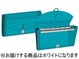 セキセイ セマック ドキュメントファイル 長3封筒 13ポケット ホワイト 1冊(ご注文単位1冊)【直送品】
