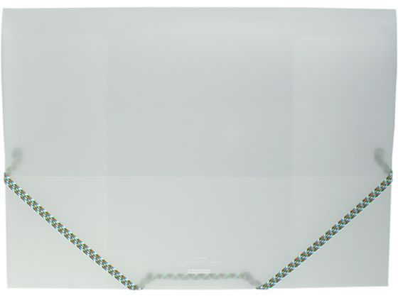 ビュートン フラットホルダー A4 バンド付 クリヤー NFH-A4-C 1冊（ご注文単位1冊)【直送品】