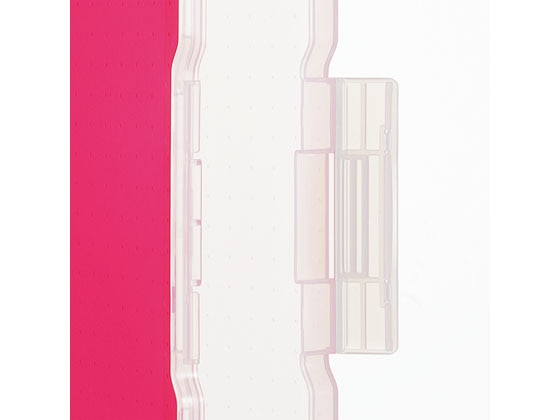 リヒトラブ AQUA DROPs ファイルケース A4 赤 A5029-3 1冊(ご注文単位1冊)【直送品】