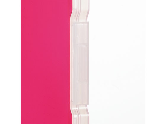 リヒトラブ AQUA DROPs ファイルケース A4 赤 A5029-3 1冊(ご注文単位1冊)【直送品】