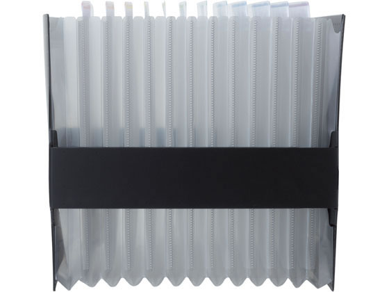 リヒトラブ AQUA DROPs BLACK STYLE ドキュメントボックスA4 A5093 1冊(ご注文単位1冊)【直送品】