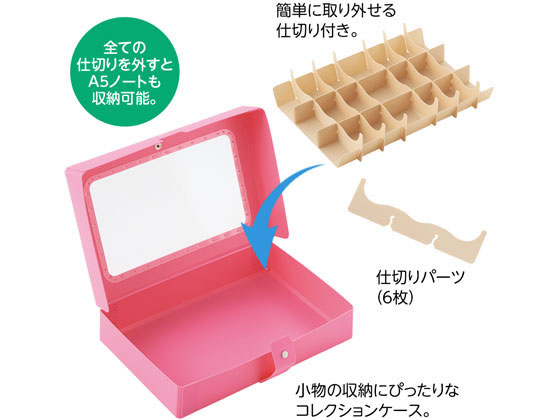 リヒトラブ CUBE FIZZ コレクションケース A5 ベージュ A698-16 1冊(ご注文単位1冊)【直送品】