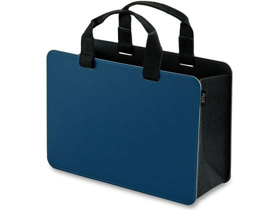 プラス モバイルバッグ モバイルバッグ+ ワイドタイプ ネイビー 91460 1個(ご注文単位1個)【直送品】