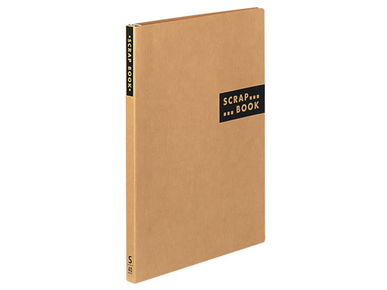 コクヨ スクラップブックS(スパイラルとじ・固定式) A4 茶 ラ-410S 1冊(ご注文単位1冊)【直送品】