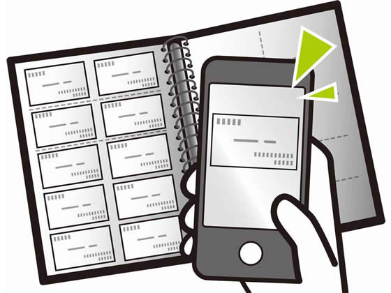 キングジム ショットドックス名刺ホルダー コンパクト120名用 青 42SDアオ 1冊(ご注文単位1冊)【直送品】