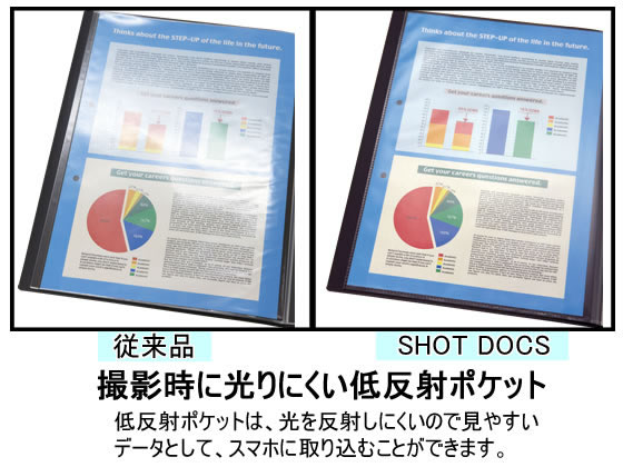 キングジム ショットドックス名刺ホルダー コンパクト120名用 青 42SDアオ 1冊(ご注文単位1冊)【直送品】
