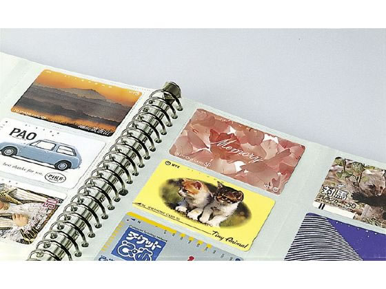 コクヨ 名刺ホルダー 青 メイ-335NB 1冊(ご注文単位1冊)【直送品】