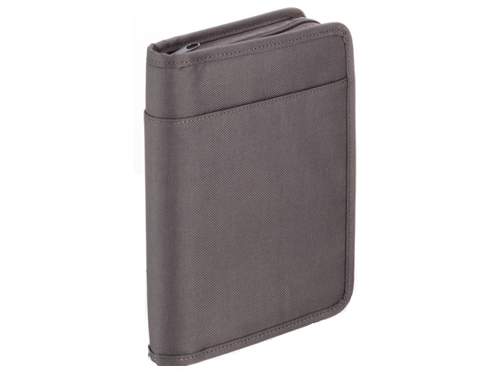 キングジム スキットマン 通帳&カード収納ケース A5 ダークグレー 2360 1個(ご注文単位1個)【直送品】