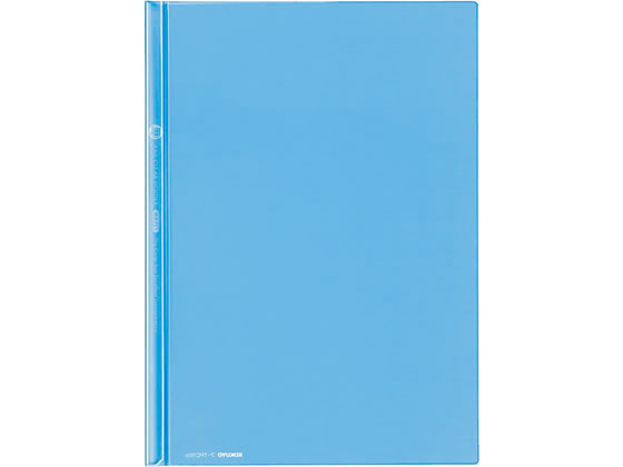 コクヨ レールクリヤーホルダー〈カラーズ〉A4 20枚収容 スカイブルー 1冊(ご注文単位1冊)【直送品】