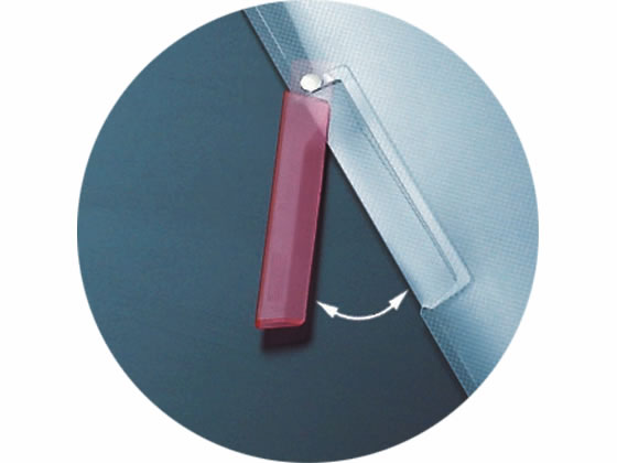 セキセイ クリップインファイル A4タテ 20枚収容 ピンク SSS-115-20 1冊(ご注文単位1冊)【直送品】