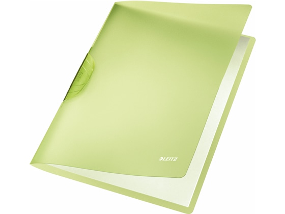 ライツ カラークリップレインボー A4タテ 30枚収容 グリーン 4176-00-55N 1冊(ご注文単位1冊)【直送品】