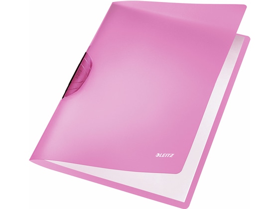 ライツ カラークリップレインボー A4タテ 30枚収容 バイオレット 1冊(ご注文単位1冊)【直送品】