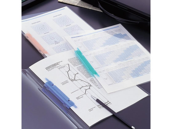 リヒトラブ ルーパーファイル A4タテ 2穴 100枚収容 緑 5冊 1パック(ご注文単位1パック)【直送品】