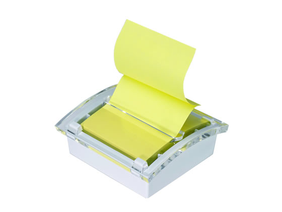 3M ポスト・イット ポップアップノート 卓上ディスペンサー ホワイト 1セット(ご注文単位1セット)【直送品】