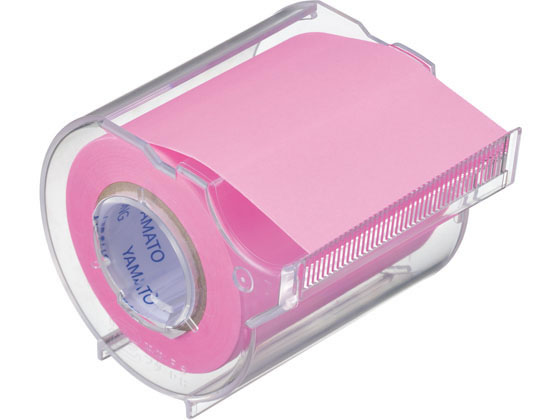 ヤマト メモックロールテープ 強粘着 50mm 蛍光ローズ PRK-50CH-RO 1パック(ご注文単位1パック)【直送品】