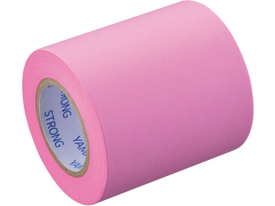 ヤマト メモックロールテープ 強粘着 50mm 詰替用 蛍光ローズ 1パック(ご注文単位1パック)【直送品】