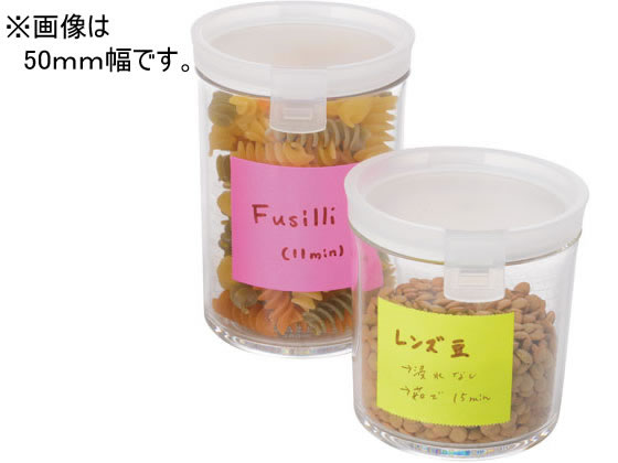 ヤマト メモックロールテープ 強粘着 25mm 詰替用 蛍光ローズ&レモン 1パック(ご注文単位1パック)【直送品】