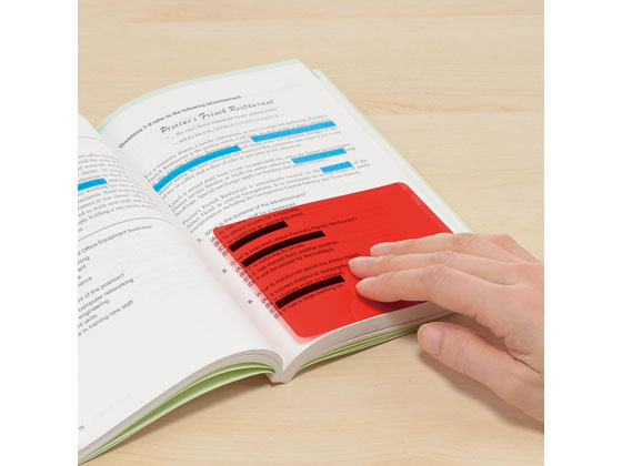 ヤマト CHIGIRU(チギル) 暗記用 50×80mm ブルー CHA-B 1個(ご注文単位1個)【直送品】