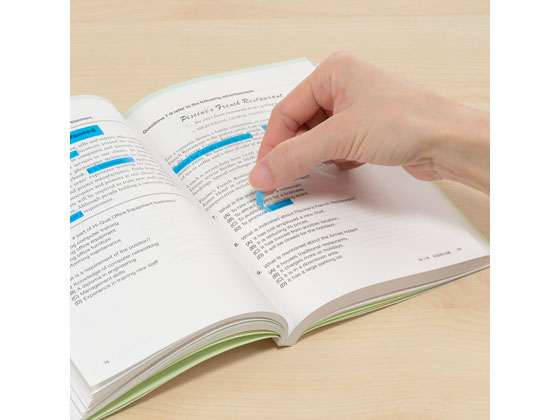 ヤマト CHIGIRU(チギル) 暗記用 50×80mm ブルー CHA-B 1個(ご注文単位1個)【直送品】