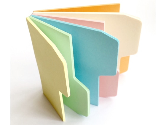 C.L.C. 好きな色から使えるインデックスフセンパステル6色×15枚 1冊（ご注文単位1冊)【直送品】