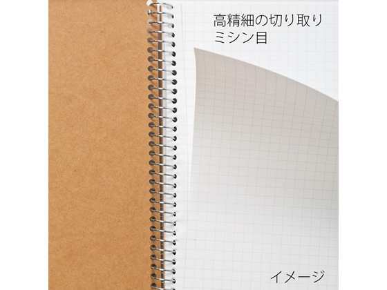 マルマン スパイラルノート A4 方眼罫40枚 N245 1冊（ご注文単位1冊)【直送品】