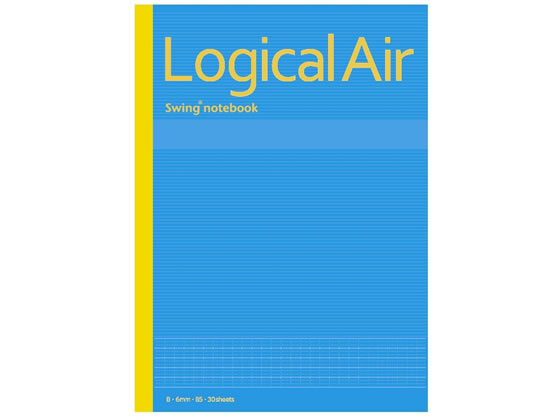 ナカバヤシ ロジカル・エアーノート B罫 セミB5 5冊パック ノ-B546B-5P 1パック(ご注文単位1パック)【直送品】
