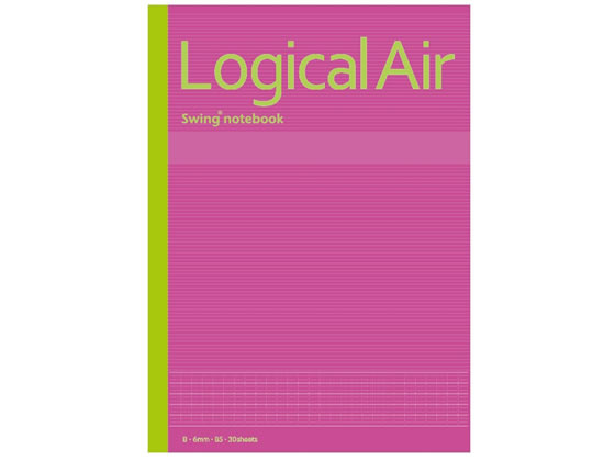 ナカバヤシ ロジカル・エアーノート B罫 セミB5 5冊パック ノ-B546B-5P 1パック(ご注文単位1パック)【直送品】