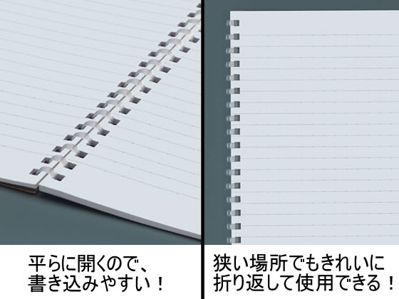 コクヨ ソフトリングノート(ドット入り罫線) オレンジ セミB5 B罫 1冊(ご注文単位1冊)【直送品】