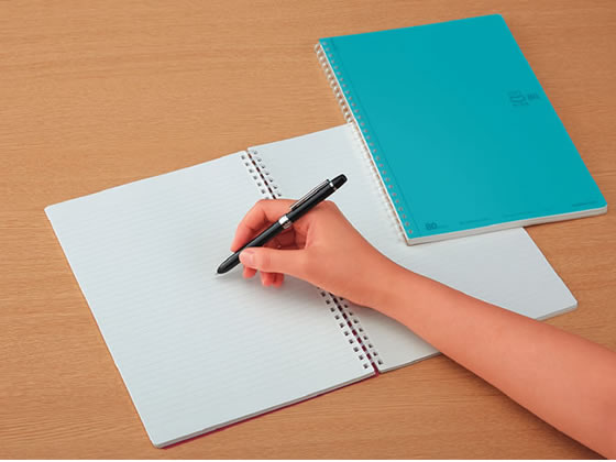 コクヨ ソフトリングノート(ドット入罫線)カットオフ セミB5 80枚 オレンジ 1冊(ご注文単位1冊)【直送品】