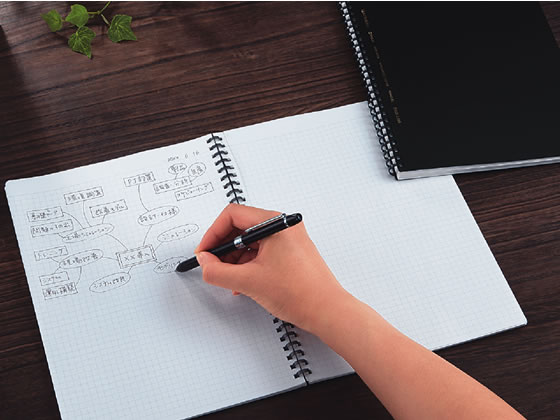 コクヨ ソフトリングノート セミB5 6mm罫 37行 ブラック ス-SV407B-D 1冊(ご注文単位1冊)【直送品】