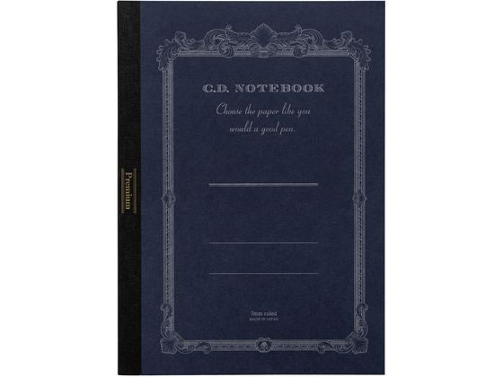 アピカ プレミアムCDノート ONE セミB5 7mm罫 30行 ネイビー CDSSB5Y 1冊（ご注文単位1冊)【直送品】