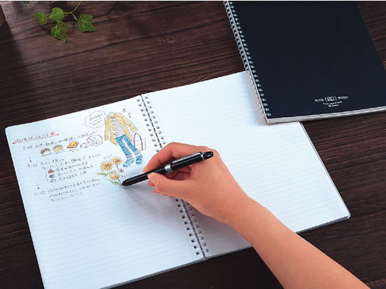 コクヨ ソフトリングノート セミB5 7mm罫 31行 ブラック ス-SV608A-D 1冊(ご注文単位1冊)【直送品】