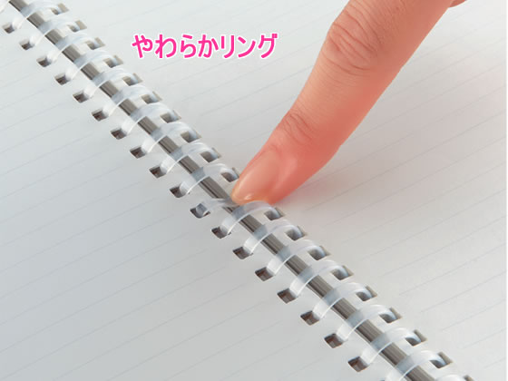 コクヨ ソフトリングノート セミB5 7mm罫 31行 ネイビー ス-SV608A-DB 1冊(ご注文単位1冊)【直送品】