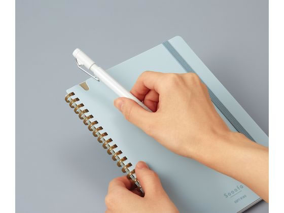 コクヨ ソフトリングノート Sooofa(スーファ) A5変形 方眼罫 グリーン 1冊(ご注文単位1冊)【直送品】