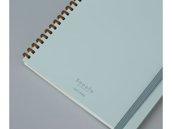 コクヨ ソフトリングノート Sooofa(スーファ) A5変形 方眼罫 ピンク 1冊(ご注文単位1冊)【直送品】