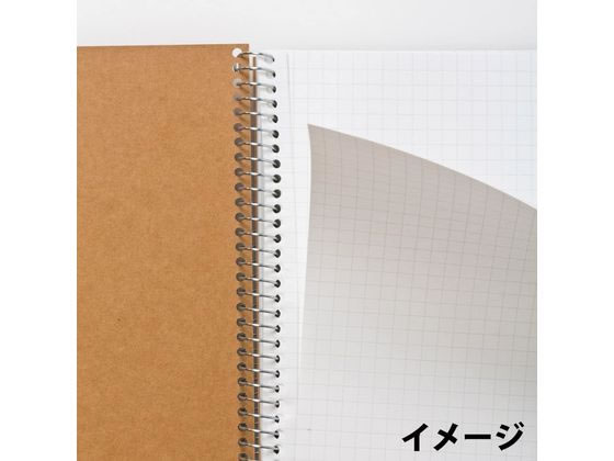 マルマン スパイラルノート ベーシック A5方眼罫 80枚 N247ES 1冊(ご注文単位1冊)【直送品】